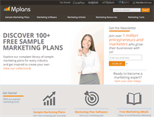 Tablet Screenshot of mplans.com